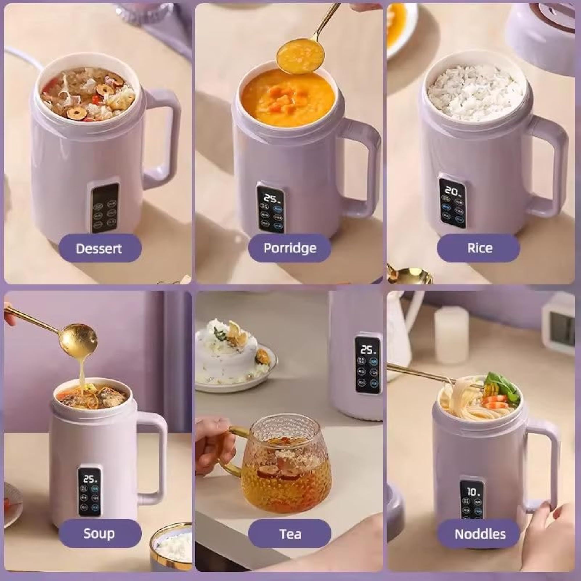 Mini Multipurpose Electric Kettle, Mug Shaped